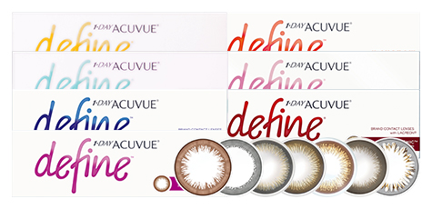 ワンデーアキュビューディファインモイスト各色