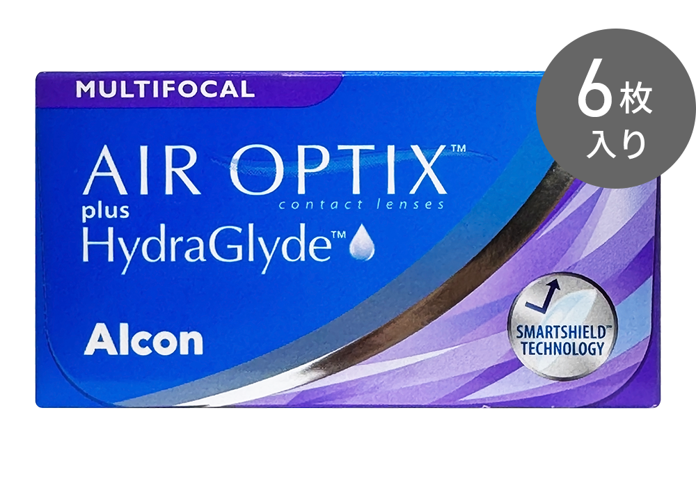 【6枚入り】エアオプティクス プラス ハイドラグライド マルチフォーカル