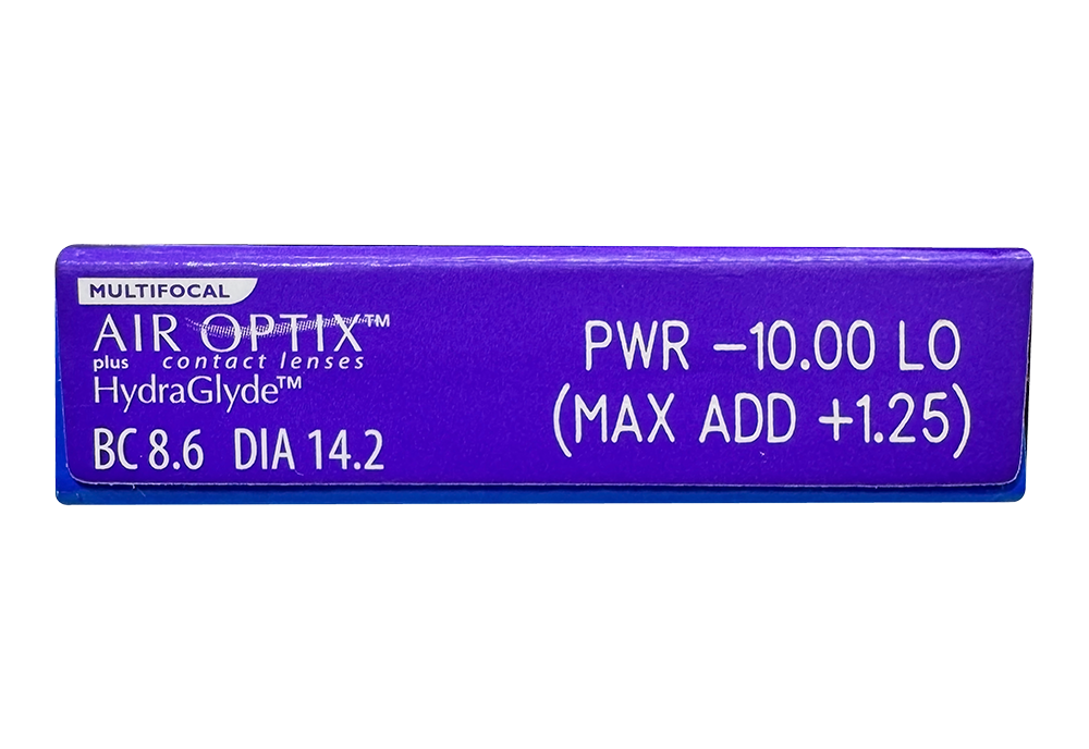 【6枚入り】エアオプティクス プラス ハイドラグライド マルチフォーカル 【6枚入り】エアオプティクス プラス ハイドラグライド マルチフォーカル レンズデータ