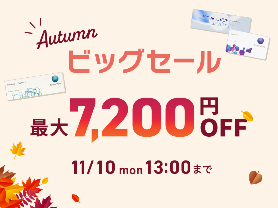 秋のビッグセール