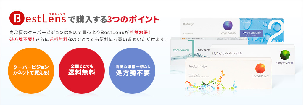 BestLensで購入する3つのポイント